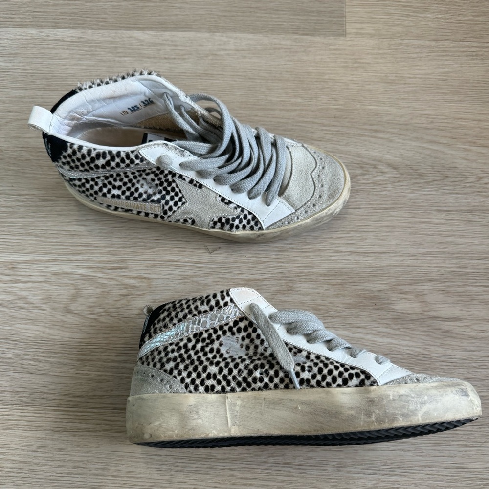 Midstar genuine calf hair sneaker - Picture 3 of 4